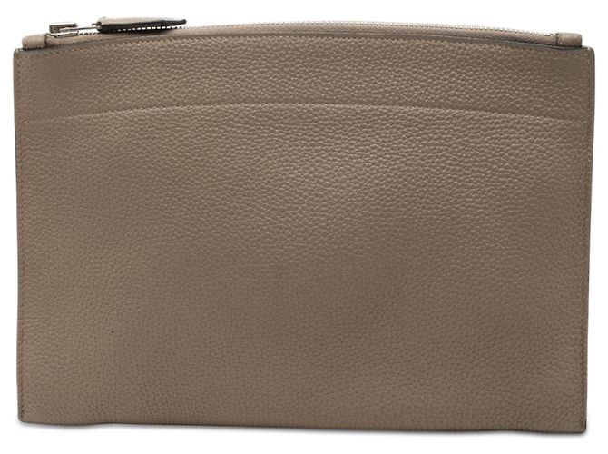 Hermès Braune Togo Bazar Pouch PM Taupe