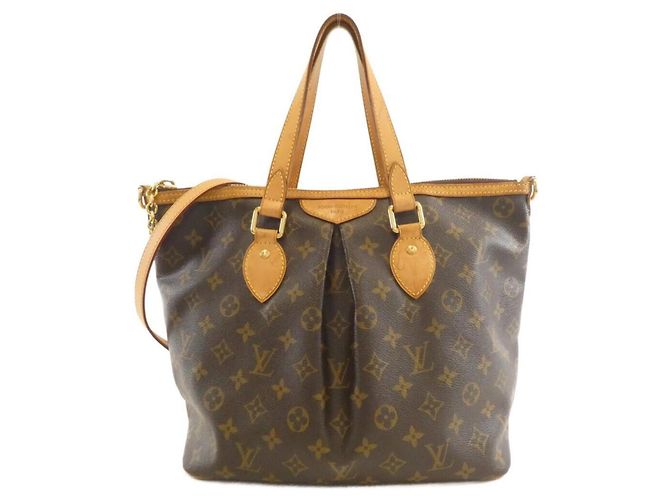 Bolsa Louis Vuitton Monogram Palermo PM Marrom