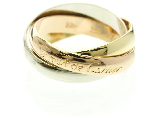 Anillo de moda Trinity de Cartier Dorado