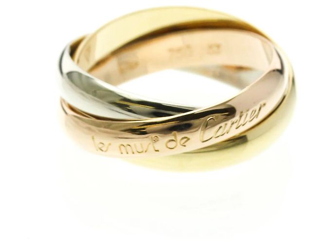 Anello di moda Cartier Trinity D'oro