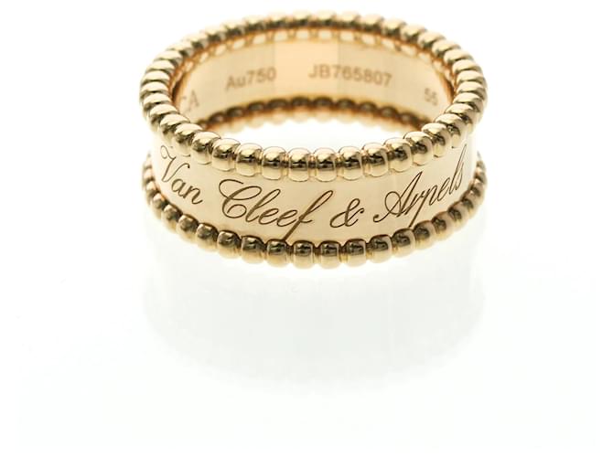 Van Cleef & Arpels Perle Signature Ring Golden 