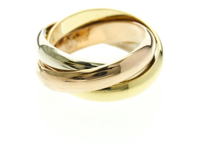 Anillo Trinity de Cartier en oro de 18 quilates Dorado