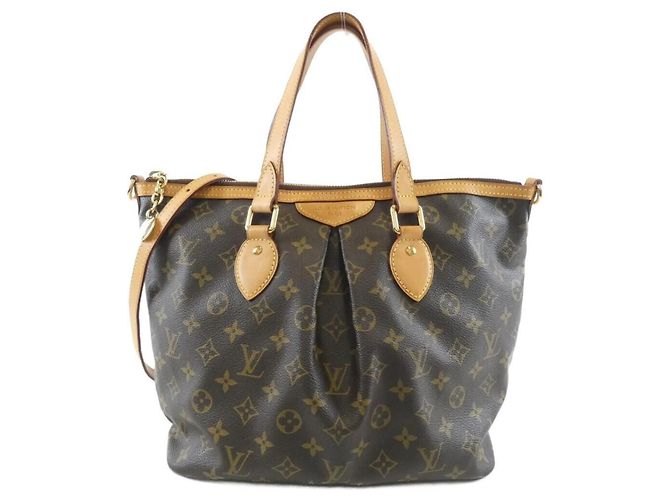 Borsa Louis Vuitton Monogram Palermo PM Marrone