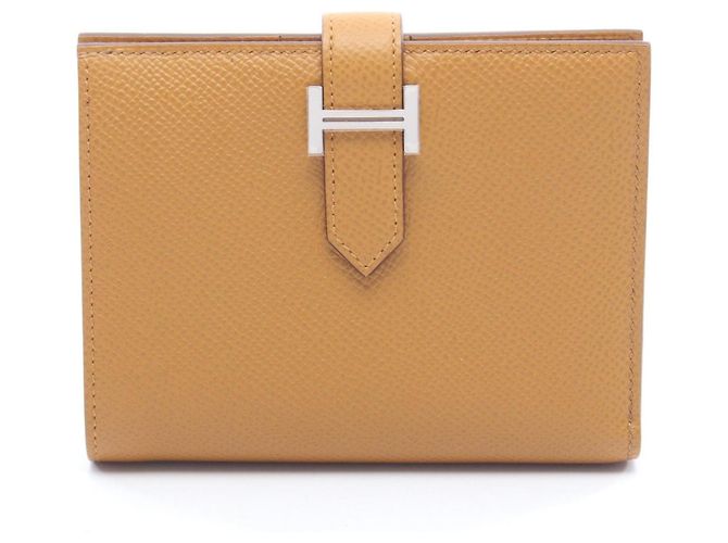 Hermès Hermes Bearn Compact Bi-fold Wallet Brown