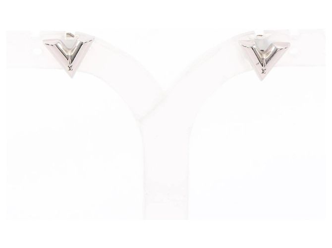 Orecchini Essential V Louis Vuitton Argento 