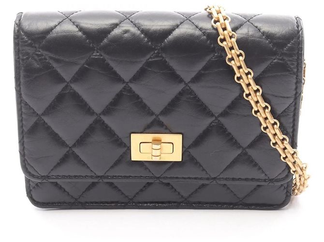Bolsa de ombro mini matelassé 2.55 da Chanel Preto