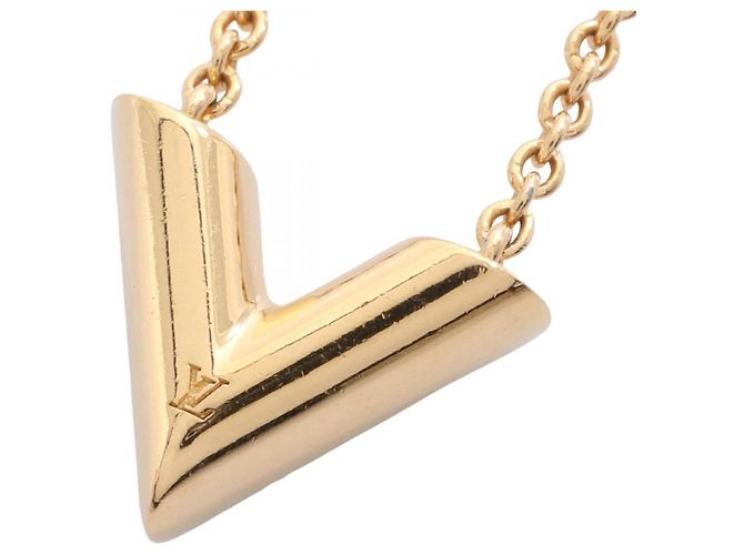 Collana Essenziale V Louis Vuitton D'oro