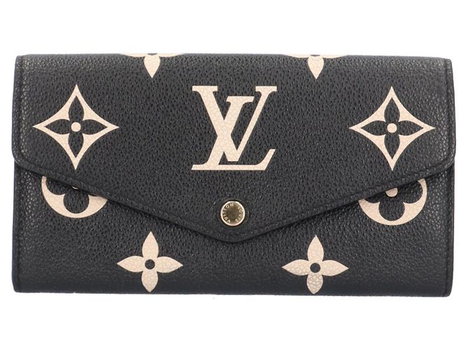 Sarah Cartera Larga Empreinte Louis Vuitton Castaño Beige