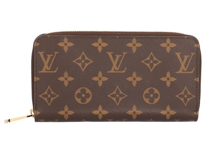 Louis Vuitton Zippy Wallet in Monogram Canvas Brown