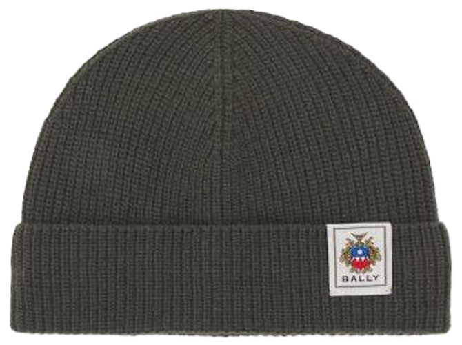 Bally Gorro com patch de logo