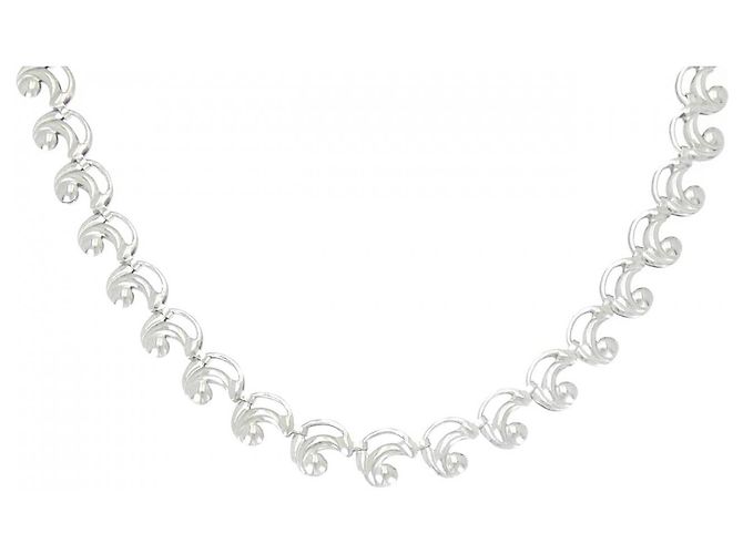 Autre Marque Pt850 Platin-Halskette Silber