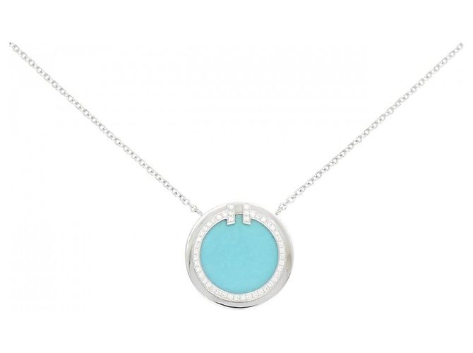 Tiffany & Co Collar Tiffany T Circle Au750 Plata