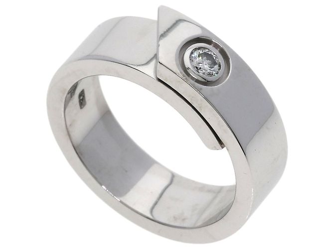 Anel de diamante de aniversário Cartier Prata
