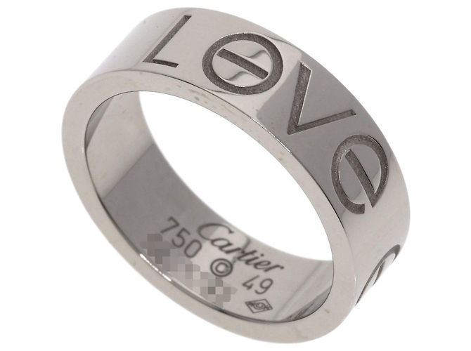 Anel Love Cartier Edição Limitada 2006 Prata