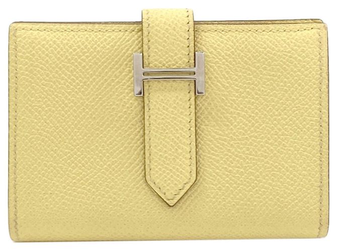 Monedero Mini Bearn de Hermès Amarillo