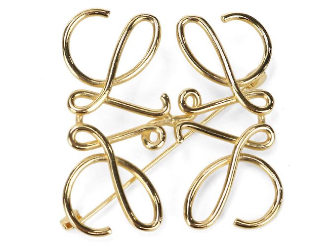 Spilla Anagramma Oro Loewe per Donne D'oro