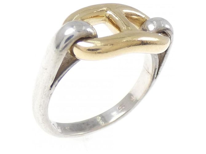 Chaine d'Ancre Ring von Hermès Silber