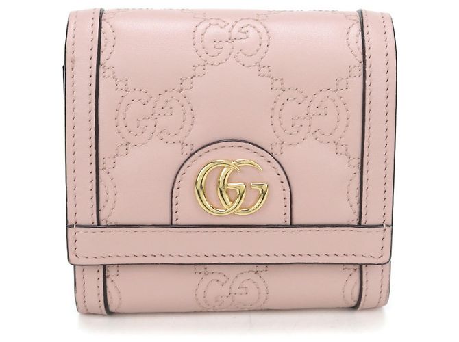Billetera bi-fold Gucci rosa