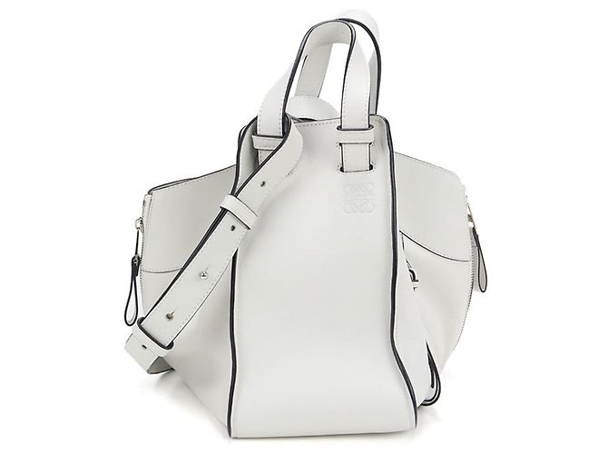 Bolso Hammock Pequeño de Loewe Blanco