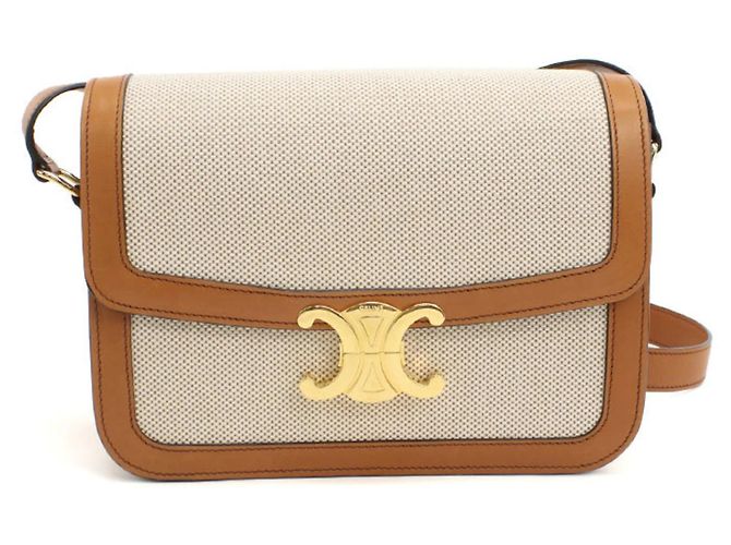 Céline Borsa a tracolla Celine Triomphe Crudo 