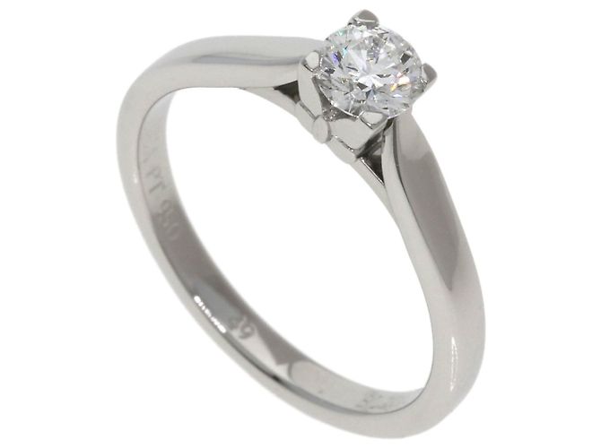 Van Cleef & Arpels Platinum Diamond Band Ring 