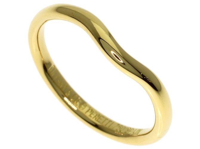 Anillo Curvado Tiffany & Co. en Oro Amarillo de 18K