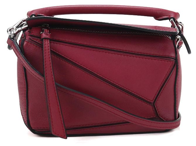 Sac à main Loewe Puzzle Mini Rouge