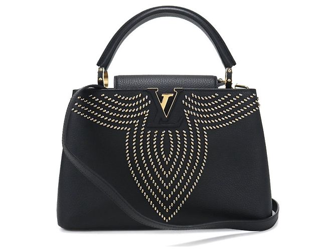 Louis Vuitton Capucines PM Handtasche Schwarz