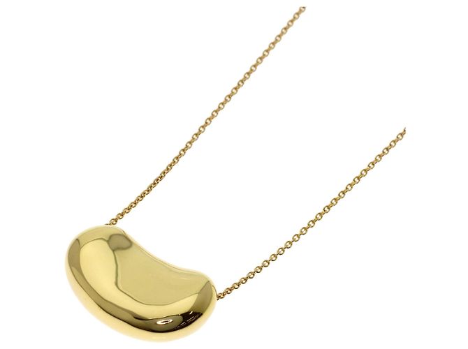 Elsa Peretti Tiffany & Co Collar Tiffany Bean en oro amarillo de 18 quilates