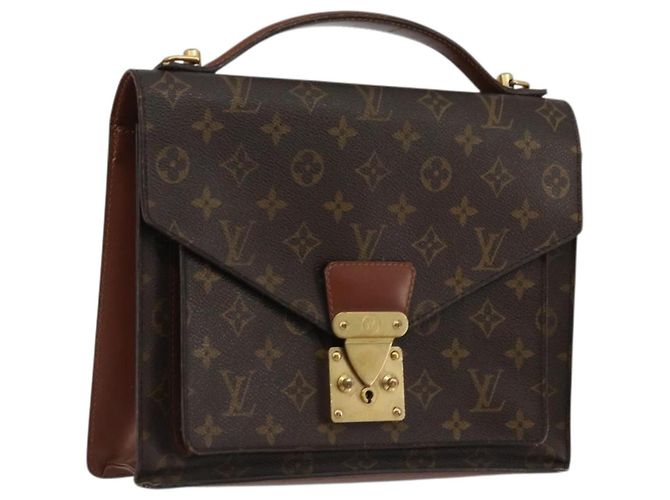 LOUIS VUITTON Monogram Monceau 28 Handtasche M51185 LV Auth 175824 Monogramm