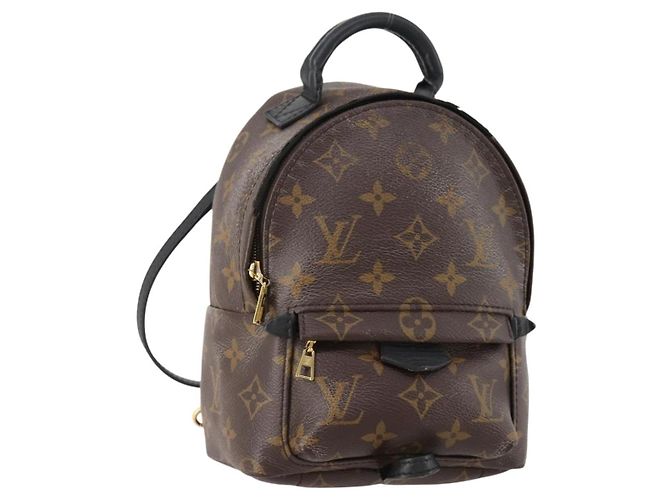LOUIS VUITTON Monogram Palm Springs MINI Backpack M44873 LV Auth BAZ478A