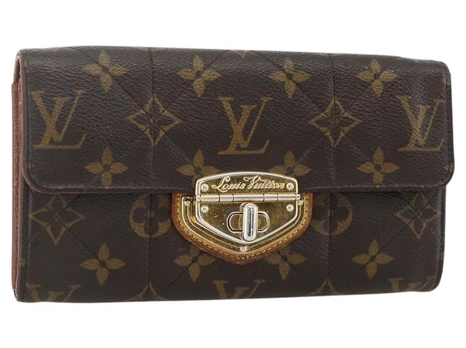 LOUIS VUITTON Monogram Etoile Cartera Larga Sarah M66556 Auth 153672 Monograma