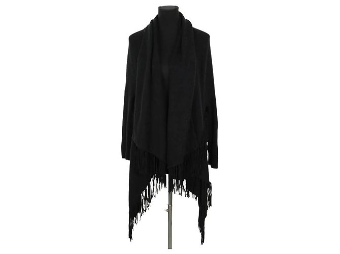 Maje Schwarzer Cardigan 