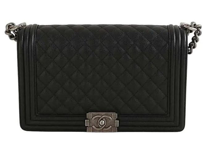 Borsa a spalla Chanel Boy Nero