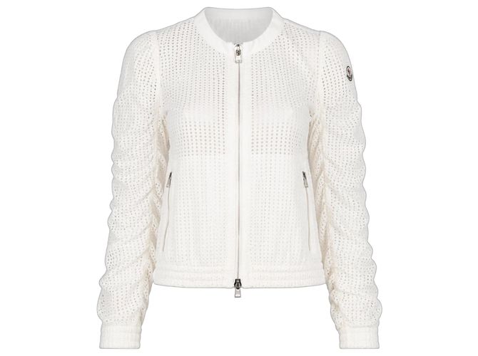 Moncler Jacke Beige Polyamid Netzstoff