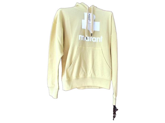 Isabel Marant Mansel Sweatshirt gelb Baumwolle