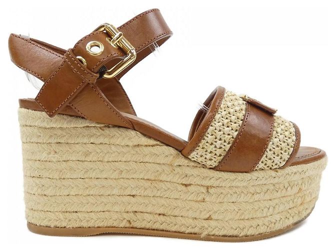 Sandali Linea Starboard Louis Vuitton Marrone Beige