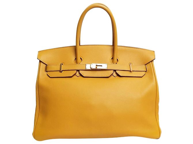 Hermès Borsa Birkin 35 Giallo Ambra 2009