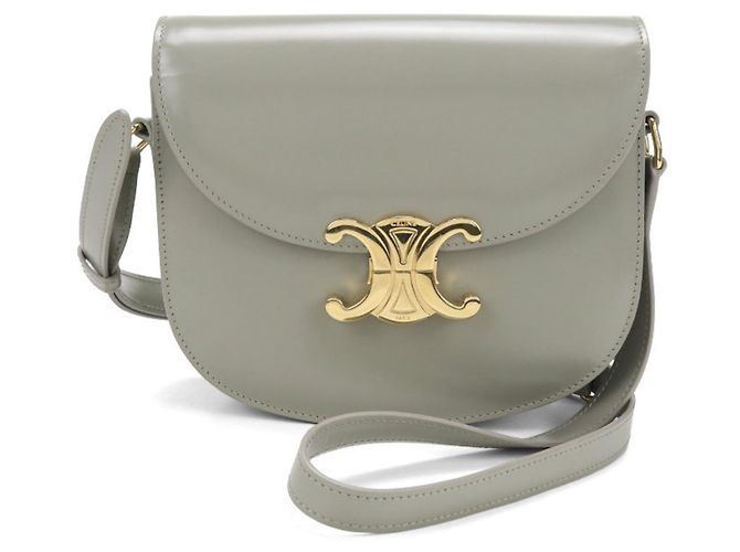 Céline Borsa a tracolla CELINE Triomphe Marrone 