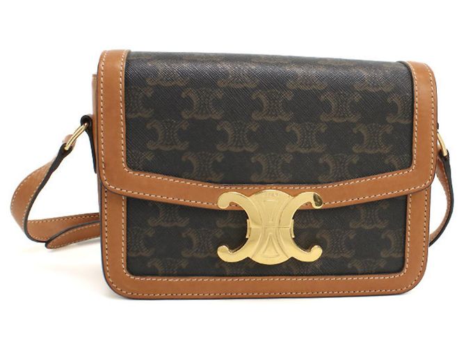 Céline Bolsa de ombro Celine marrom