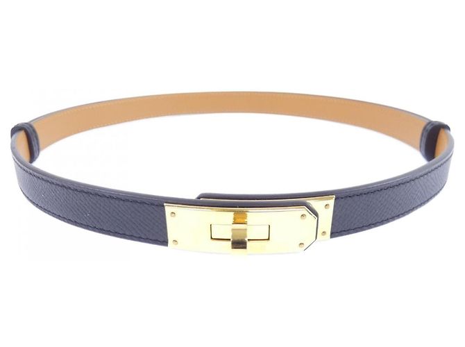 Cinto Hermès Kelly 18mm Preto