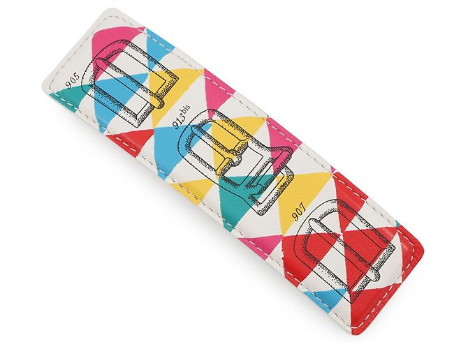 Fermaglio in pelle multicolore Hermès Bianco
