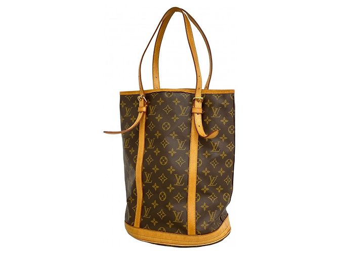 Borsa Tote Monogram Bucket GM di Louis Vuitton Marrone