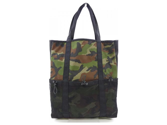 Sac MCM PHENOMENON Marron Noir Kaki