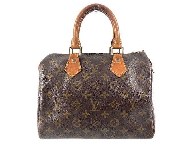 Sac Speedy 25 Monogram Louis Vuitton Marron