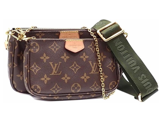 Louis Vuitton Monogram Multi Pochette Accesorios Caqui