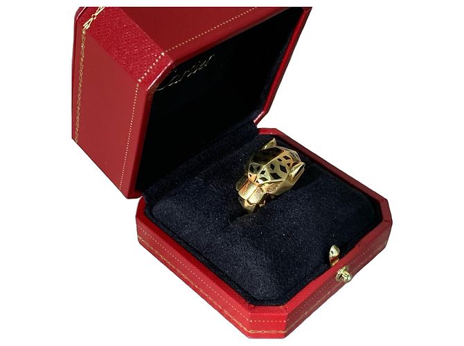 Anello Cartier Pantera Leopardo Oro Giallo 18K D'oro