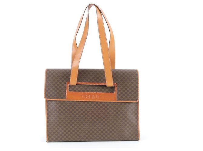 16 Céline Borsa Tote in Pelle Macadam Celine
