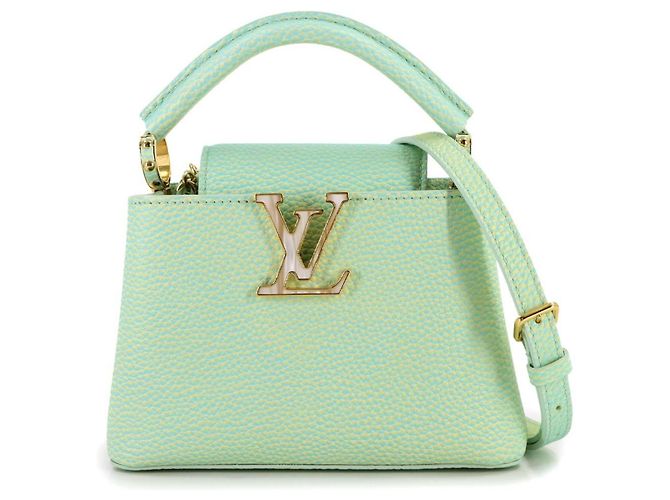 Louis Vuitton Capucines MINI Handtasche Grün