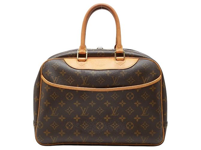 Bolsa Deauville Monogram Louis Vuitton Marrom